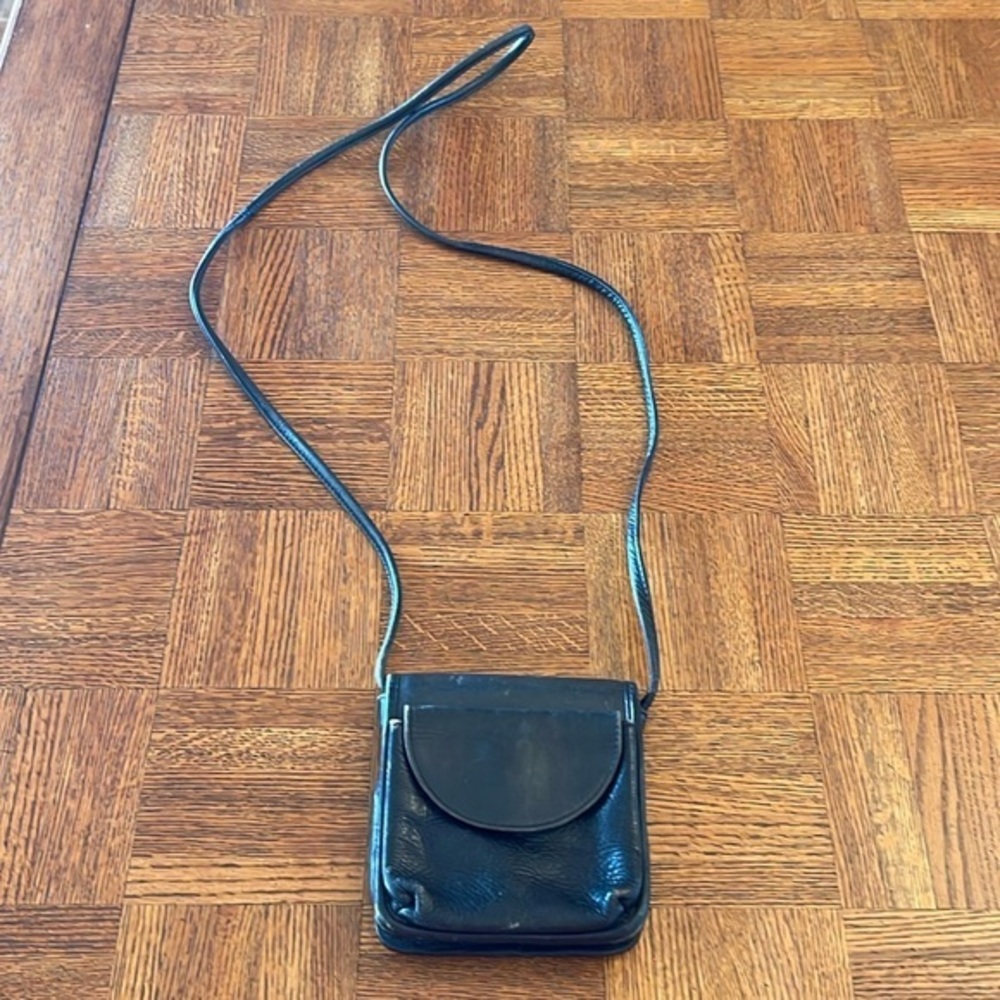Vintage HOBO brand fold over leather Crossbody